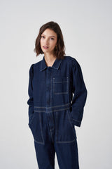 Lorna Jumpsuit in Dark Vintage - seventy + mochi