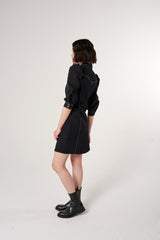Cassidy Dress in Washed Black