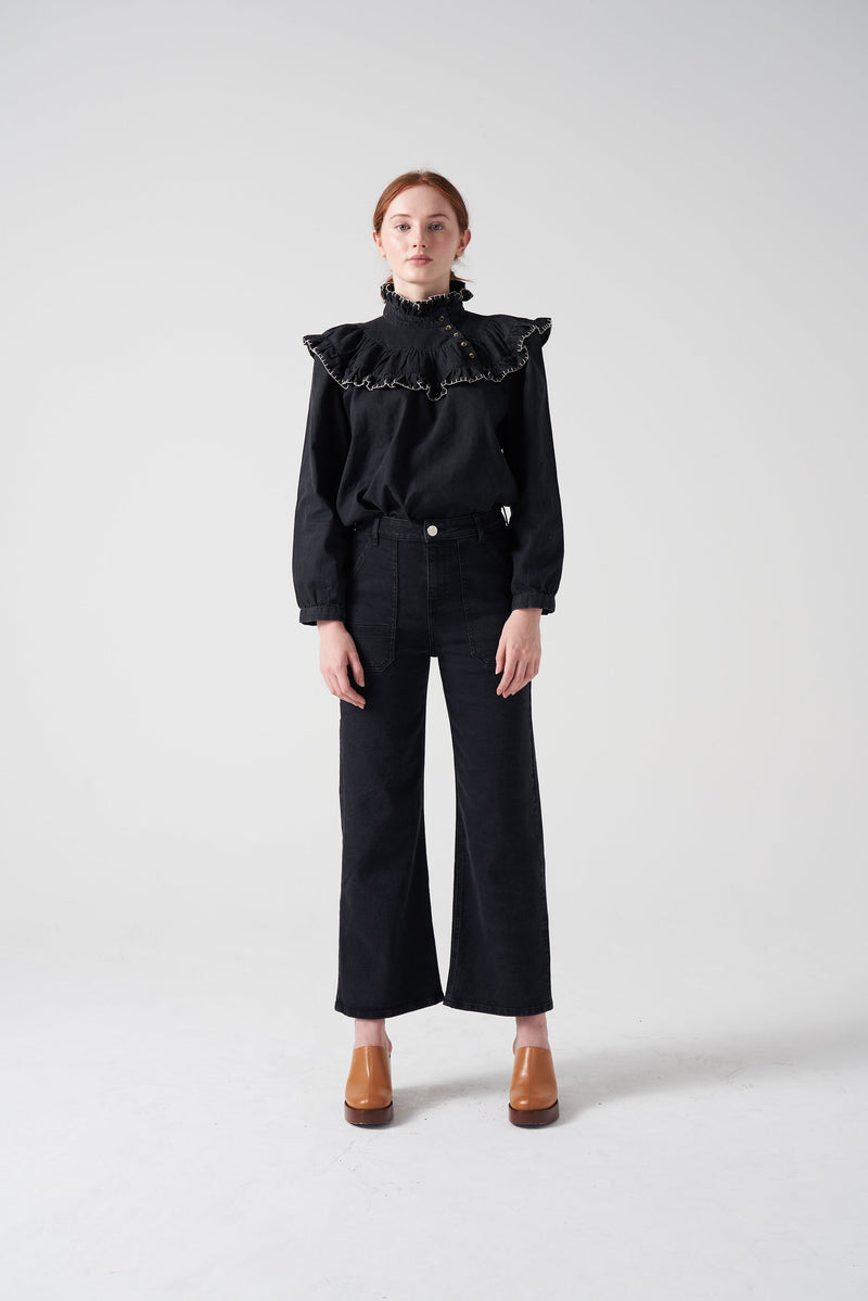 Elodie Jean in Washed Black - seventy + mochi