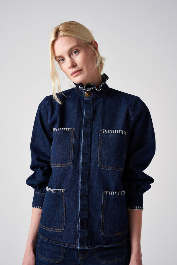 Pablo Jacket in Dark Vintage - seventy + mochi
