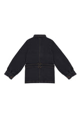Willow Jacket in Black Denim - seventy + mochi