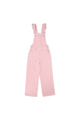 Elodie Frill Dungaree in Dusty Rose - seventy + mochi
